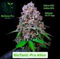 BioTanic-Pro Alien 100% Feminisiert sehr schöne Pflanze mit köstlichem Aroma. Sativa 60% Indica 40% Blütezeit 65-70 Tage