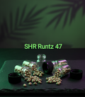 SHR Runtz 47  Feminisiert Sativa 30% Indica 70%  Blüzeueit 55-63 Tage