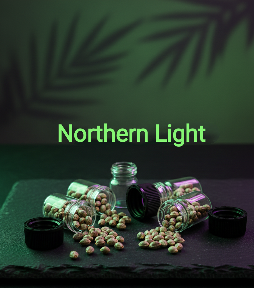 Nothern Lights Automatic Sativa 20% Indica 80% Lebenszyklus ab Keimung 9-10 Wochen